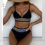 Ribbed High Waist Bikini Set for Women