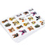 Elegantes Stickers de Uñas 3D con Decal de Agua