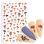 Elegantes Stickers de Uñas 3D con Decal de Agua