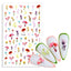 Elegantes Stickers de Uñas 3D con Decal de Agua