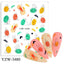Elegantes Stickers de Uñas 3D con Decal de Agua