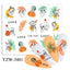 Elegantes Stickers de Uñas 3D con Decal de Agua