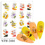 Elegantes Stickers de Uñas 3D con Decal de Agua