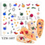 Elegantes Stickers de Uñas 3D con Decal de Agua
