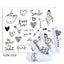 Elegantes Stickers de Uñas 3D con Decal de Agua