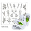 Elegantes Stickers de Uñas 3D con Decal de Agua