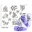 Elegantes Stickers de Uñas 3D con Decal de Agua