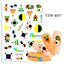Elegantes Stickers de Uñas 3D con Decal de Agua