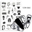 Elegantes Stickers de Uñas 3D con Decal de Agua