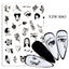 Elegantes Stickers de Uñas 3D con Decal de Agua