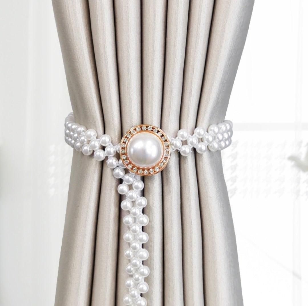 Corbatas de Cortina Elásticas Elegantes para Decoración Moderna del Hogar