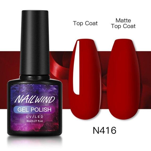 Esmalte de Uñas en Gel Colorido de Lujo - 8ml Acabado Brillante Semipermanente