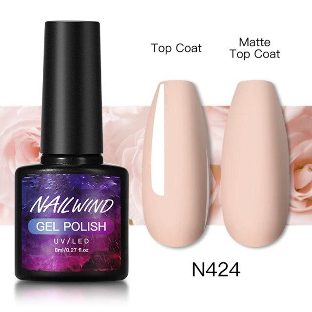 Esmalte de Uñas en Gel Colorido de Lujo - 8ml Acabado Brillante Semipermanente
