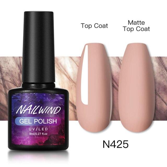 Esmalte de Uñas en Gel Colorido de Lujo - 8ml Acabado Brillante Semipermanente