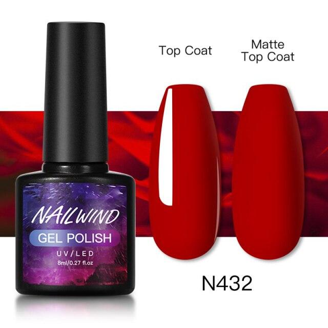 Esmalte de Uñas en Gel Colorido de Lujo - 8ml Acabado Brillante Semipermanente