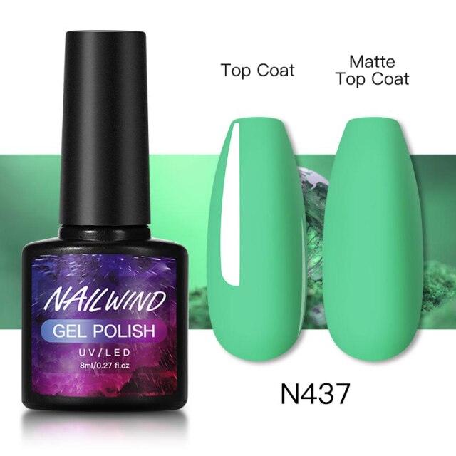 Esmalte de Uñas en Gel Colorido de Lujo - 8ml Acabado Brillante Semipermanente