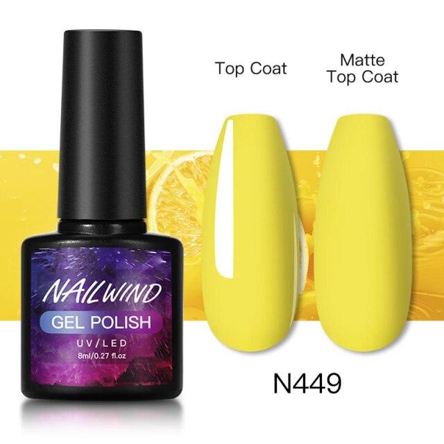 Esmalte de Uñas en Gel Colorido de Lujo - 8ml Acabado Brillante Semipermanente