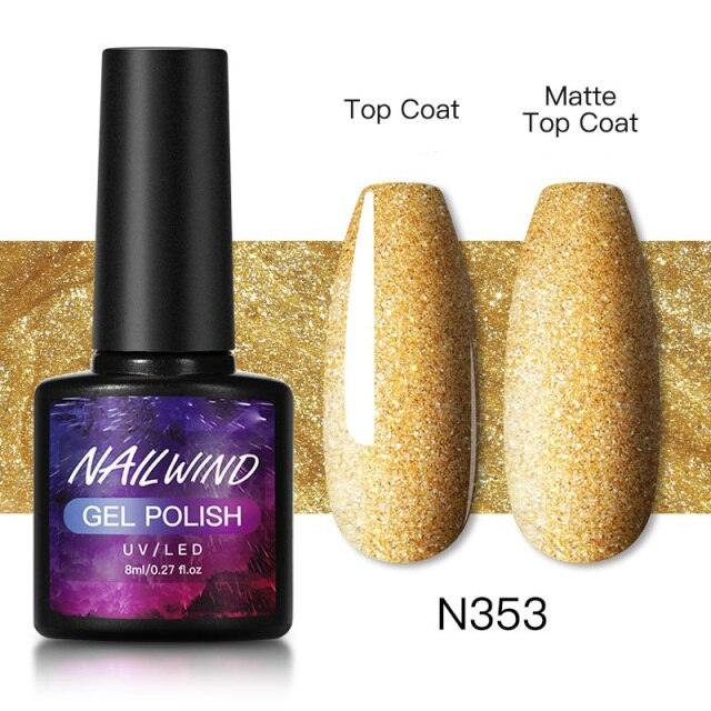 Esmalte de Uñas en Gel Colorido de Lujo - 8ml Acabado Brillante Semipermanente