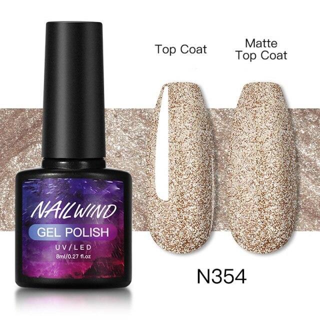 Esmalte de Uñas en Gel Colorido de Lujo - 8ml Acabado Brillante Semipermanente