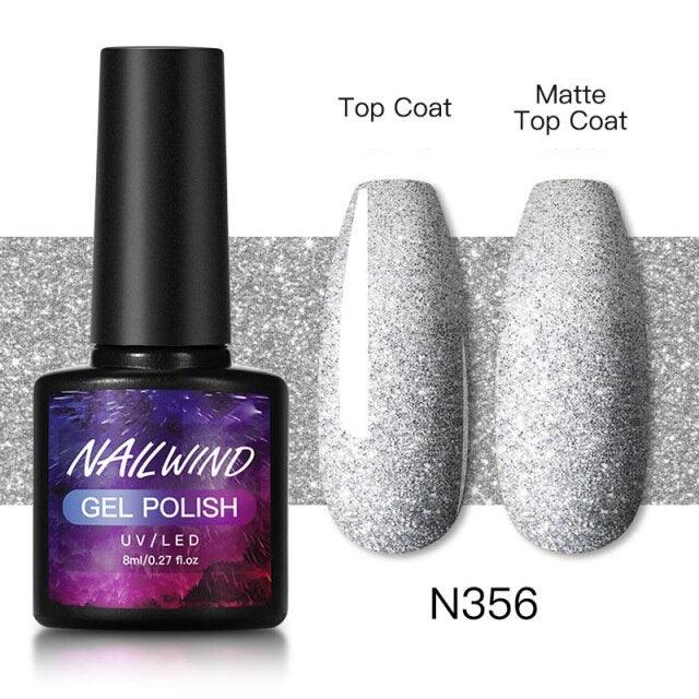 Esmalte de Uñas en Gel Colorido de Lujo - 8ml Acabado Brillante Semipermanente