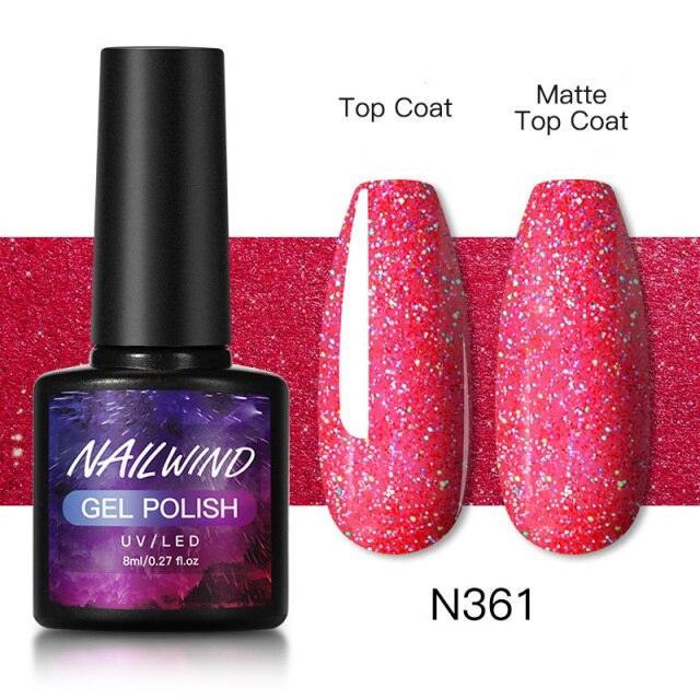 Esmalte de Uñas en Gel Colorido de Lujo - 8ml Acabado Brillante Semipermanente