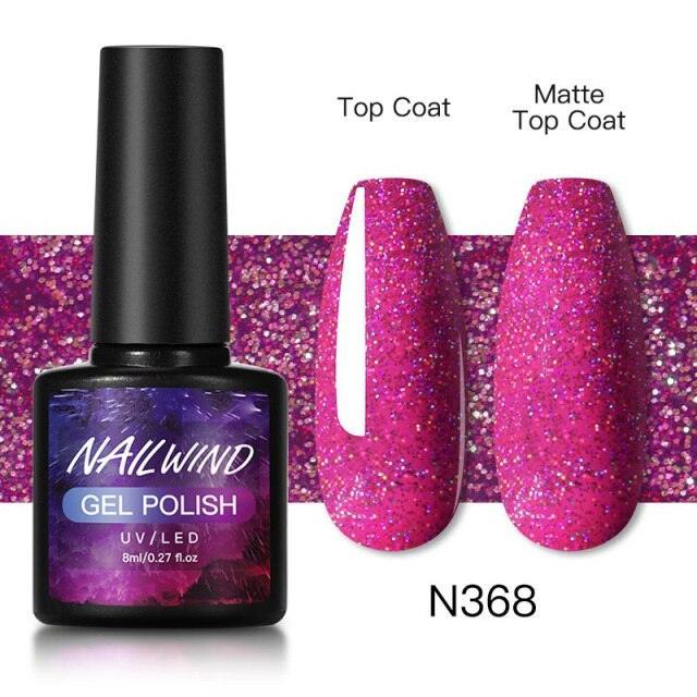 Esmalte de Uñas en Gel Colorido de Lujo - 8ml Acabado Brillante Semipermanente