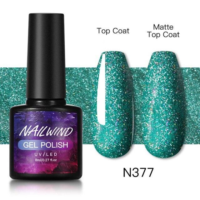 Esmalte de Uñas en Gel Colorido de Lujo - 8ml Acabado Brillante Semipermanente