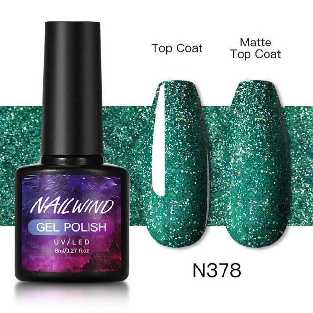 Esmalte de Uñas en Gel Colorido de Lujo - 8ml Acabado Brillante Semipermanente