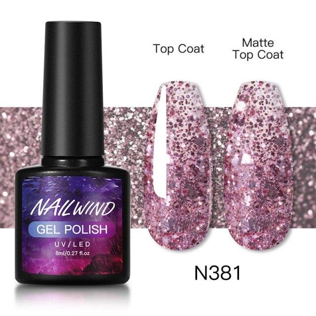 Esmalte de Uñas en Gel Colorido de Lujo - 8ml Acabado Brillante Semipermanente
