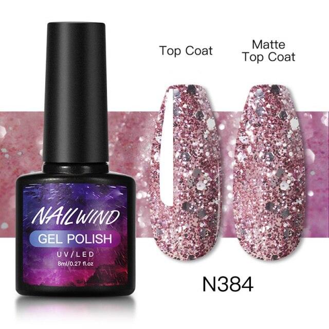 Esmalte de Uñas en Gel Colorido de Lujo - 8ml Acabado Brillante Semipermanente