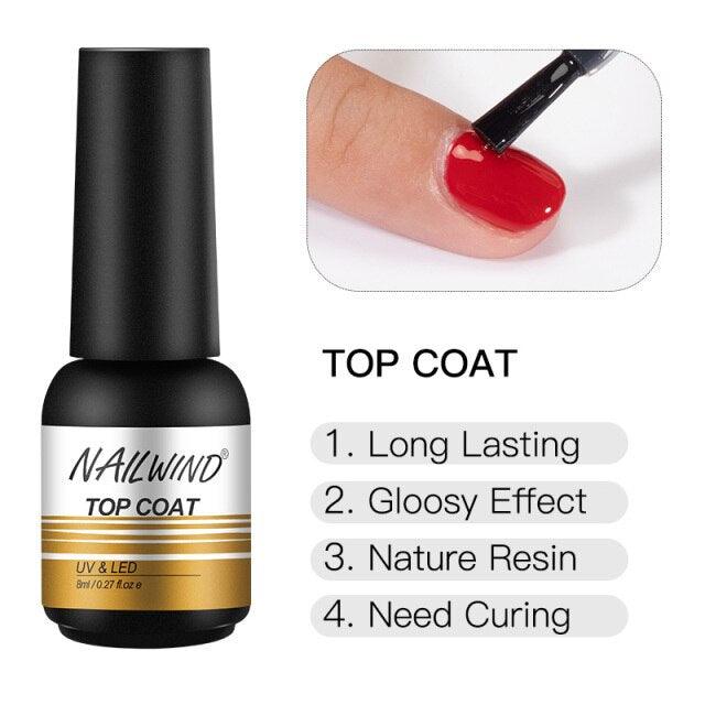 Esmalte de Uñas en Gel Colorido de Lujo - 8ml Acabado Brillante Semipermanente