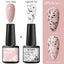 Esmalte de Uñas en Gel Elegante - Diseño Mate Brillante de Huevo