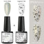 Esmalte de Uñas en Gel Elegante - Diseño Mate Brillante de Huevo