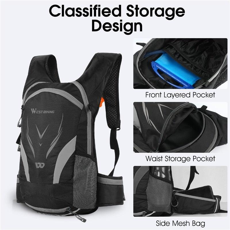 Premium Waterproof Cycling Backpack - 10L Capacity