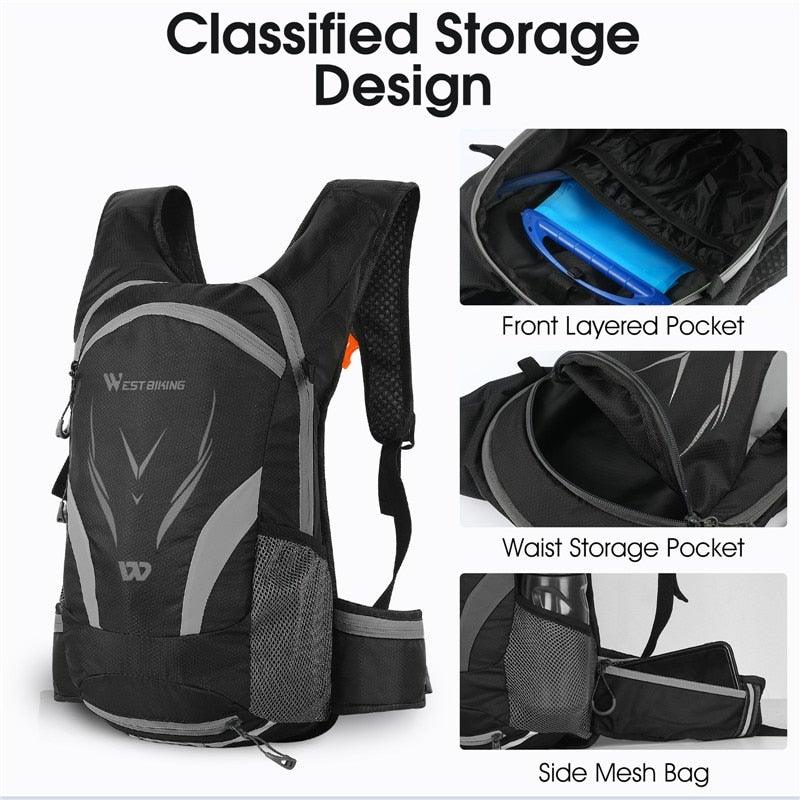 Premium Waterproof Cycling Backpack - 10L Capacity