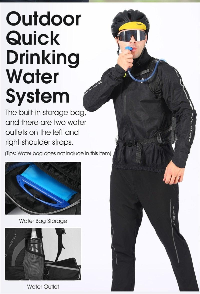 Premium Waterproof Cycling Backpack - 10L Capacity