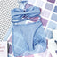 Ensemble de bikinis croisés à col halter - Maillots de bain pour femmes