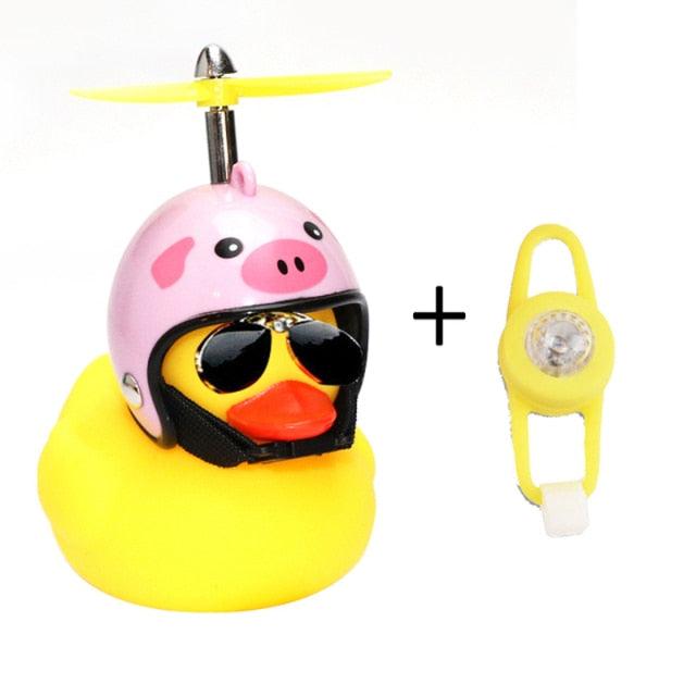 Luminous Yellow Duck Bicycle Bell for Fun Cycling