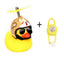 Luminous Yellow Duck Bicycle Bell for Fun Cycling