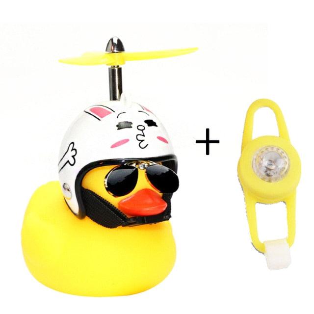 Luminous Yellow Duck Bicycle Bell for Fun Cycling