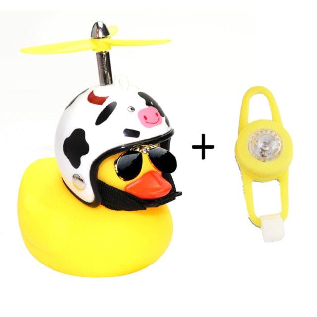 Luminous Yellow Duck Bicycle Bell for Fun Cycling