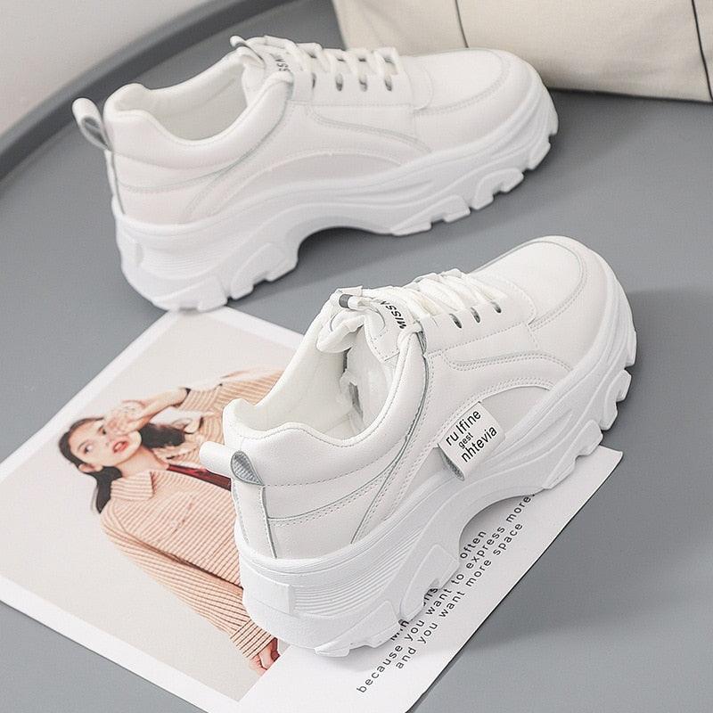 Premium Casual Winter Women's Thick Platform Sneakers