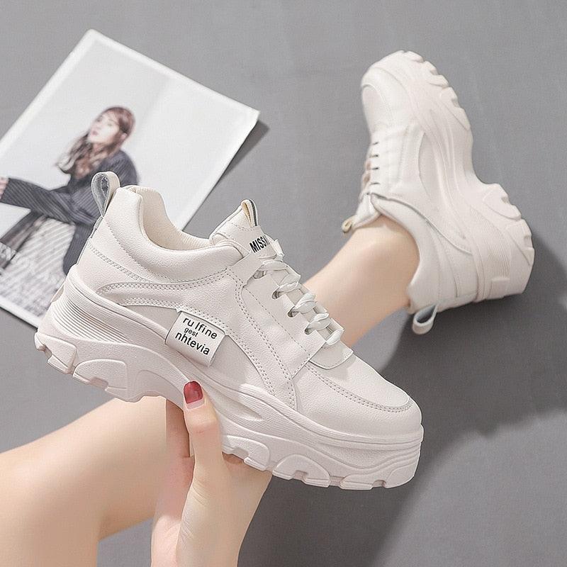 Premium Casual Winter Women's Thick Platform Sneakers