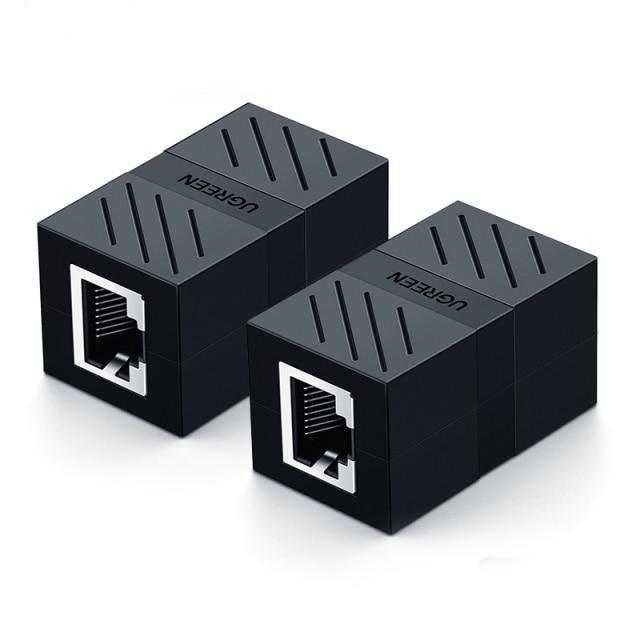 Acoplador de Red RJ45 Elegante para Extensión de Ethernet