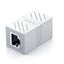 Acoplador de Red RJ45 Elegante para Extensión de Ethernet