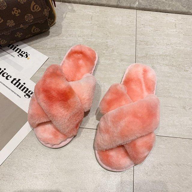 Cozy Faux Fur Slippers for Women - Soft and Stylish