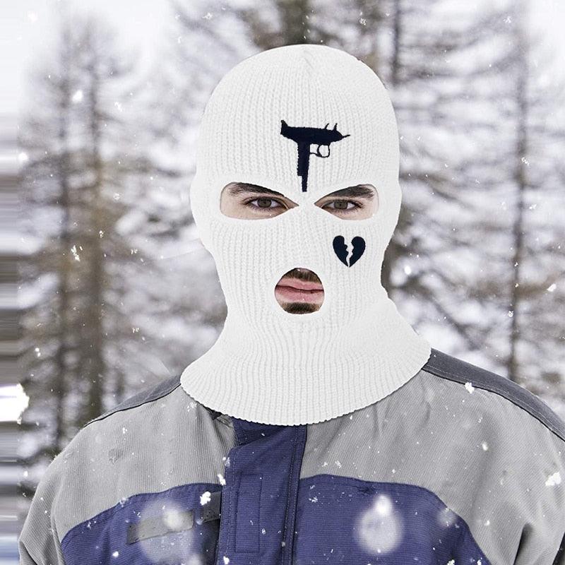 Mascarilla Balaclava Bordada Premium para Actividades de Invierno