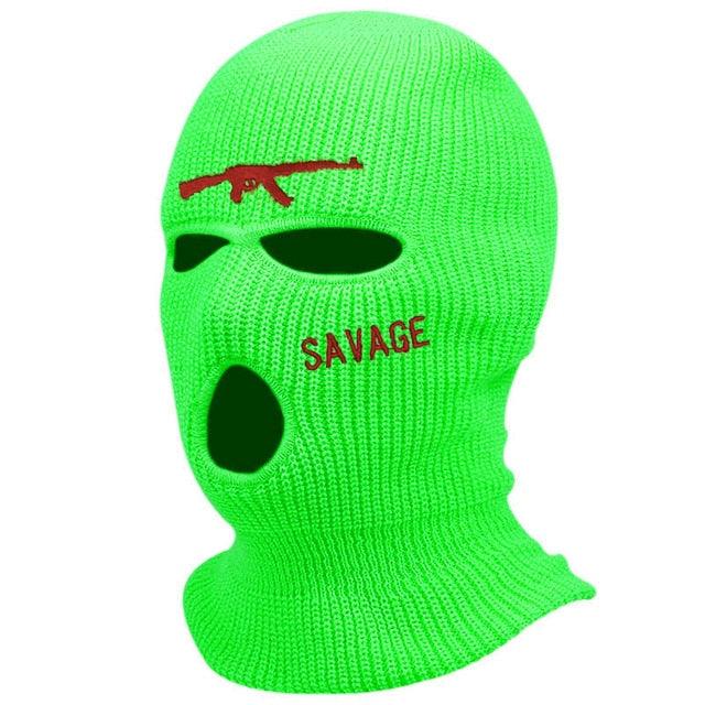 Mascarilla Balaclava Bordada Premium para Actividades de Invierno