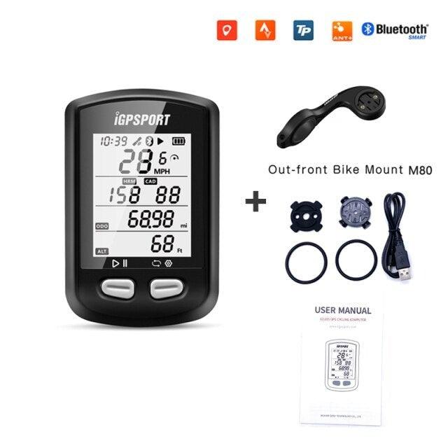 Ordinateur de vélo GPS sans fil premium - Conception étanche