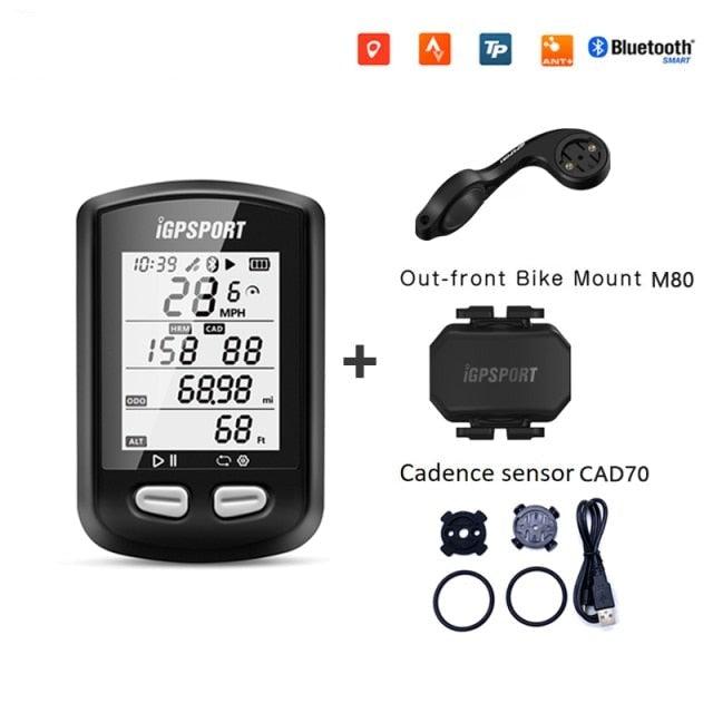 Ordinateur de vélo GPS sans fil premium - Conception étanche